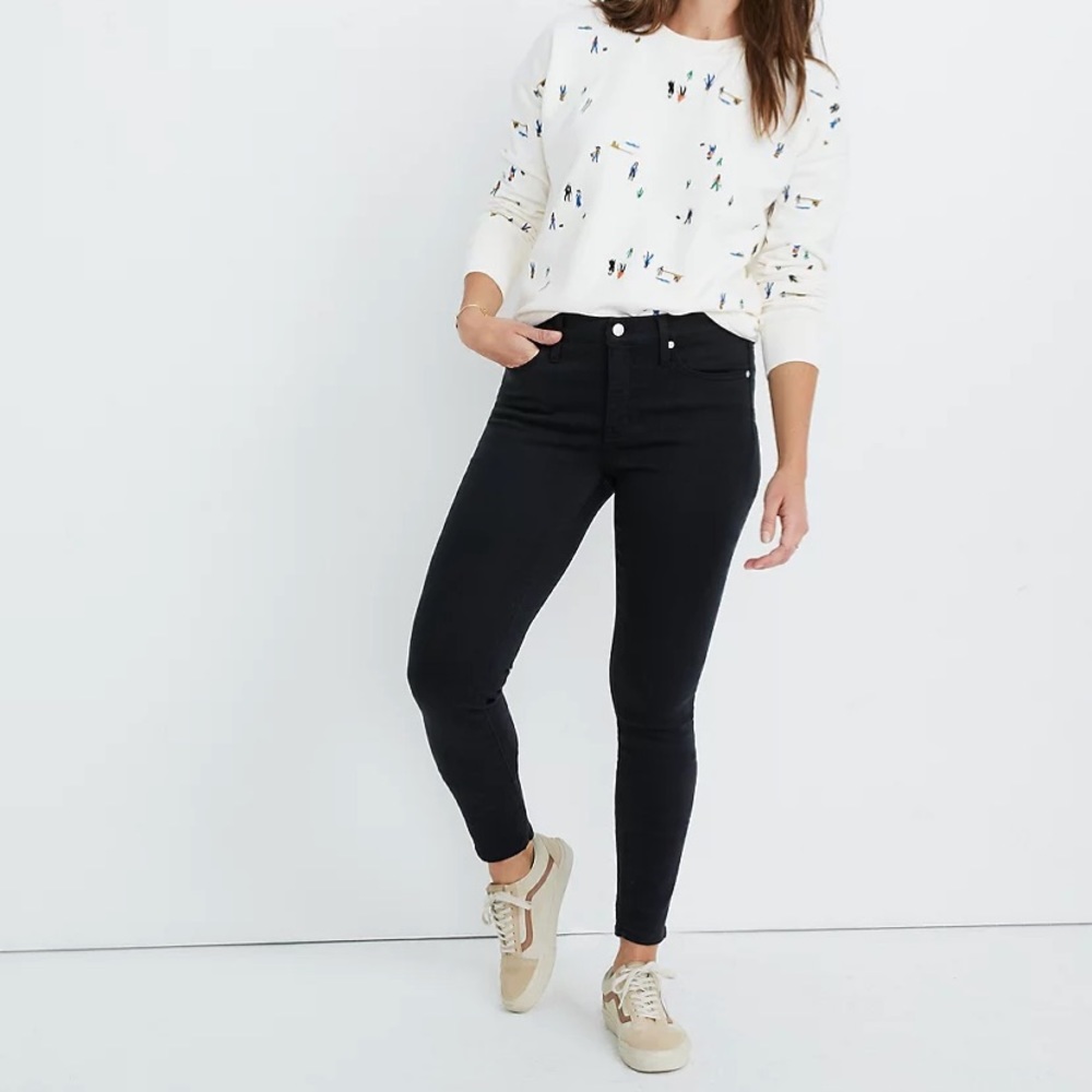 NWT Madewell 9” Mid-Rise Skinny Jeans Lunar Wash